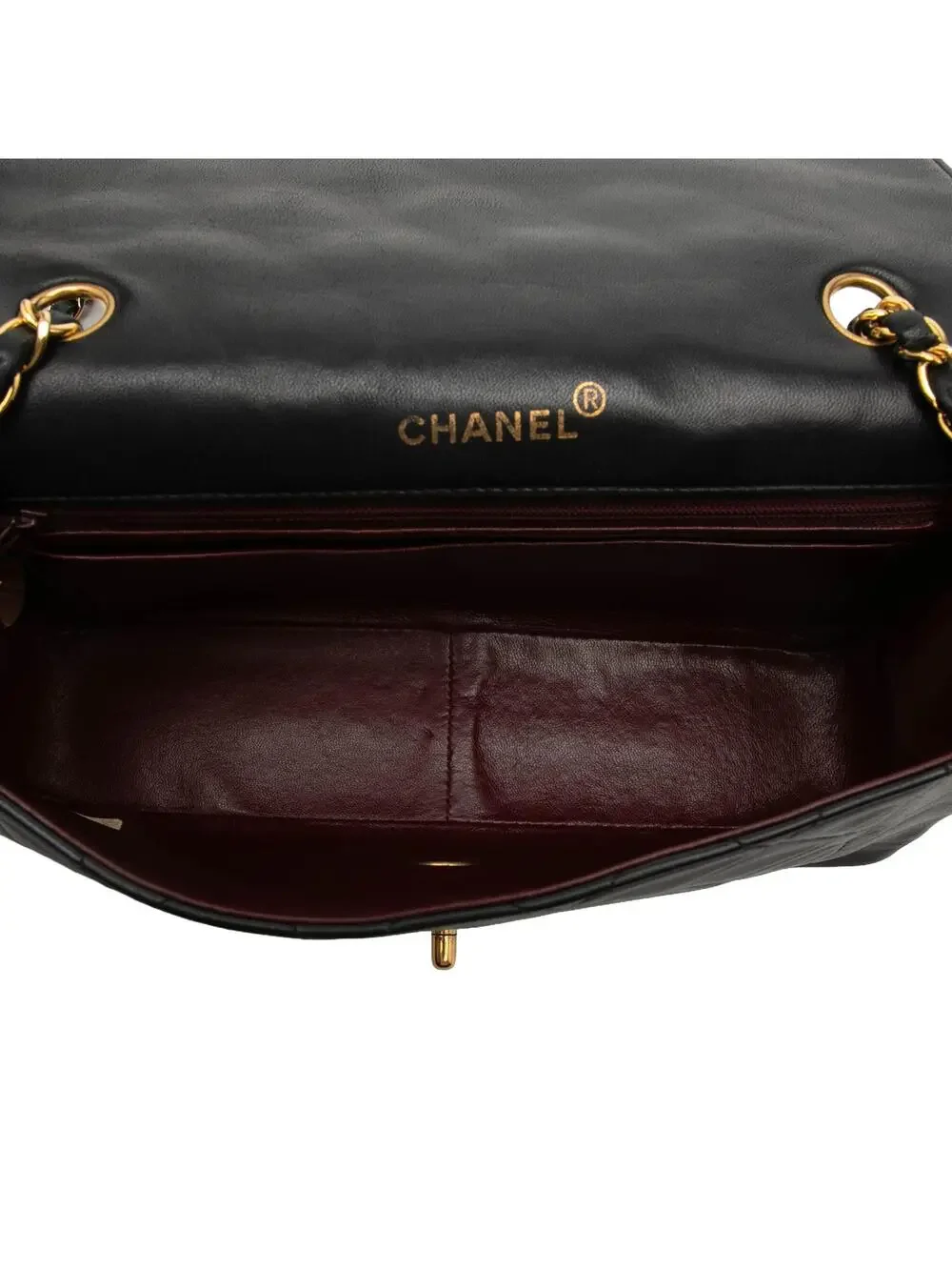 Chanel Vintage Cc Chain Flap Bag #287646C45B